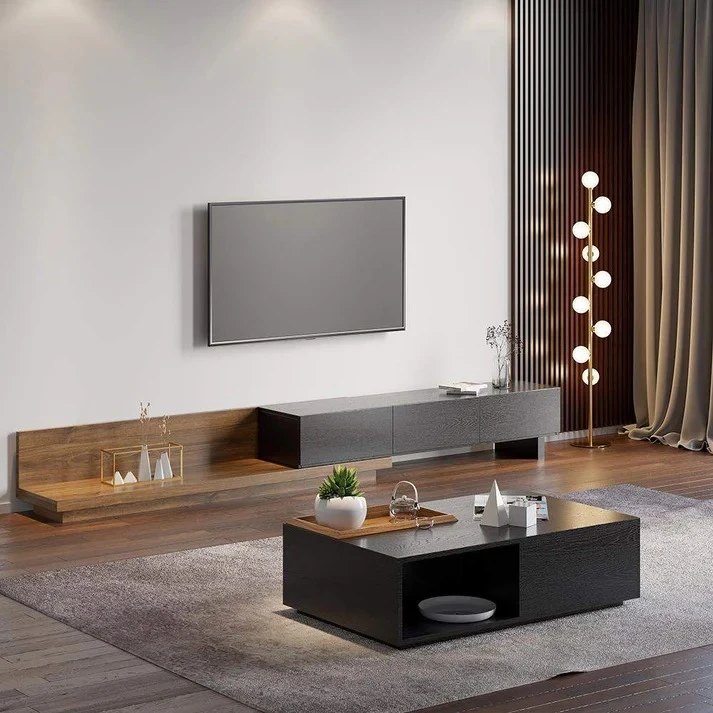 TV TABLE +COFEE TABLE