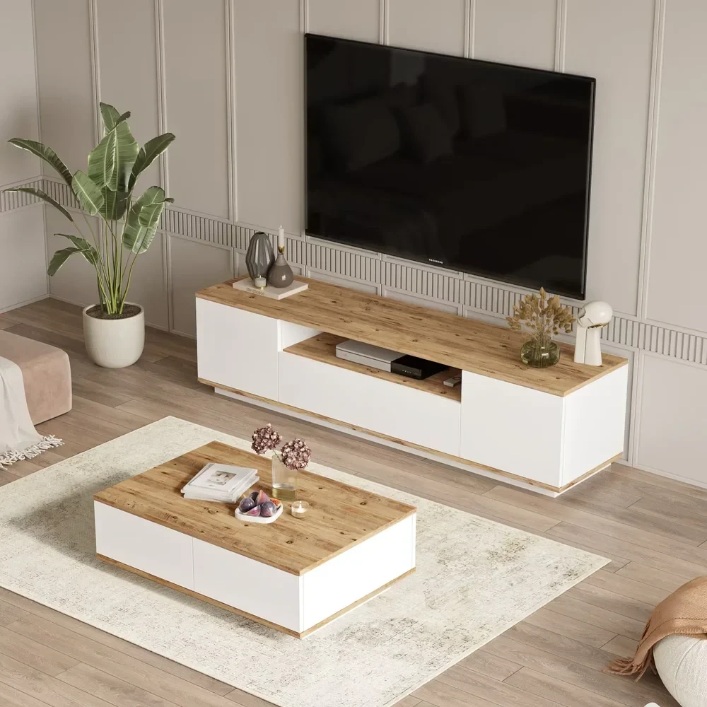 TV TABLE +COFEE TABLE