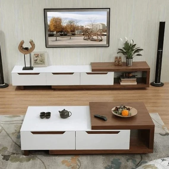 TV TABLE +COFEE TABLE