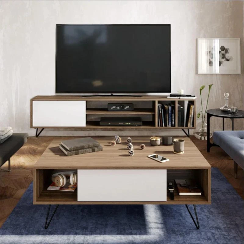 TV TABLE +COFEE TABLE